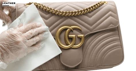 Gucci leather bag cleaning instructions